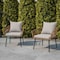 Flash Furniture Natural/Gray PE Rattan Wicker Patio Chairs, 2PK SB-1960-CH-GY-GG - alternate 1
